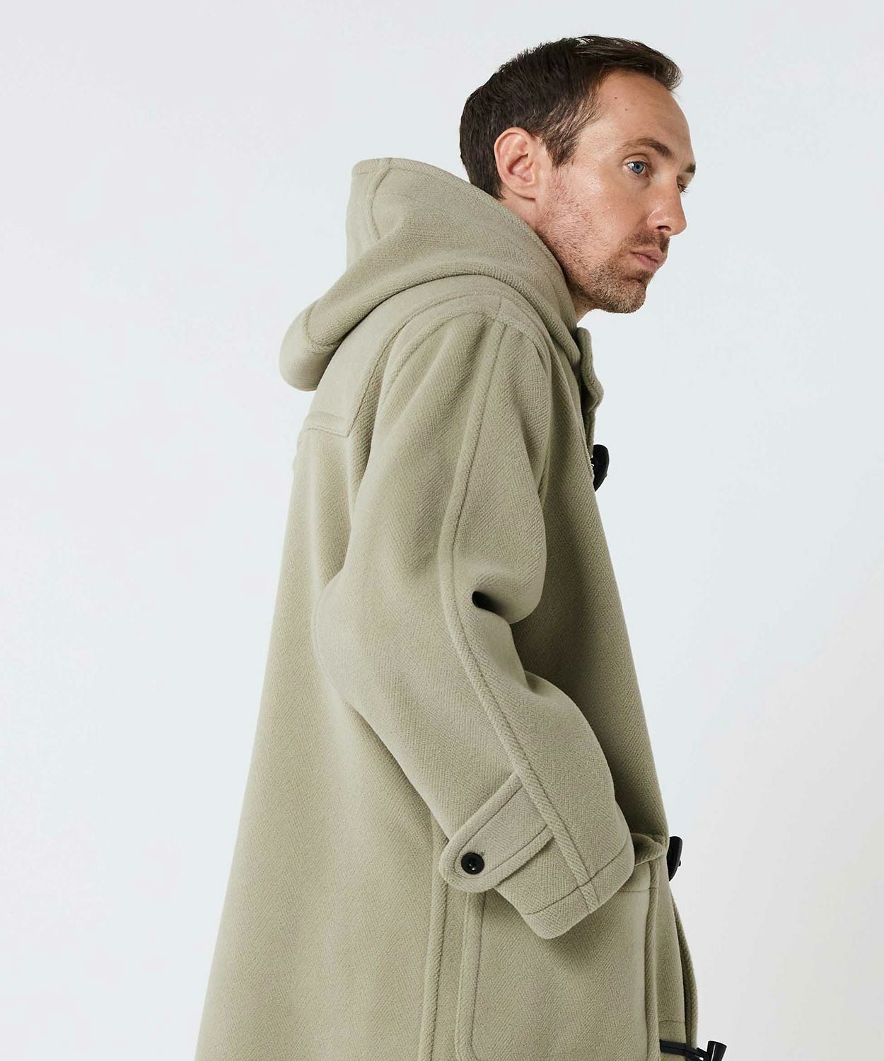 別注]ヘリンボーンダッフルコート(ウール)(MEN) 全5色 | BRITISH MADE