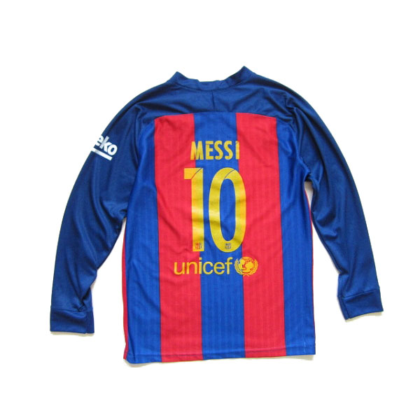 NIKE/ナイキ/FCバルセロナ/#10 メッシ/レプリカ/長袖/ユニフォーム【XS