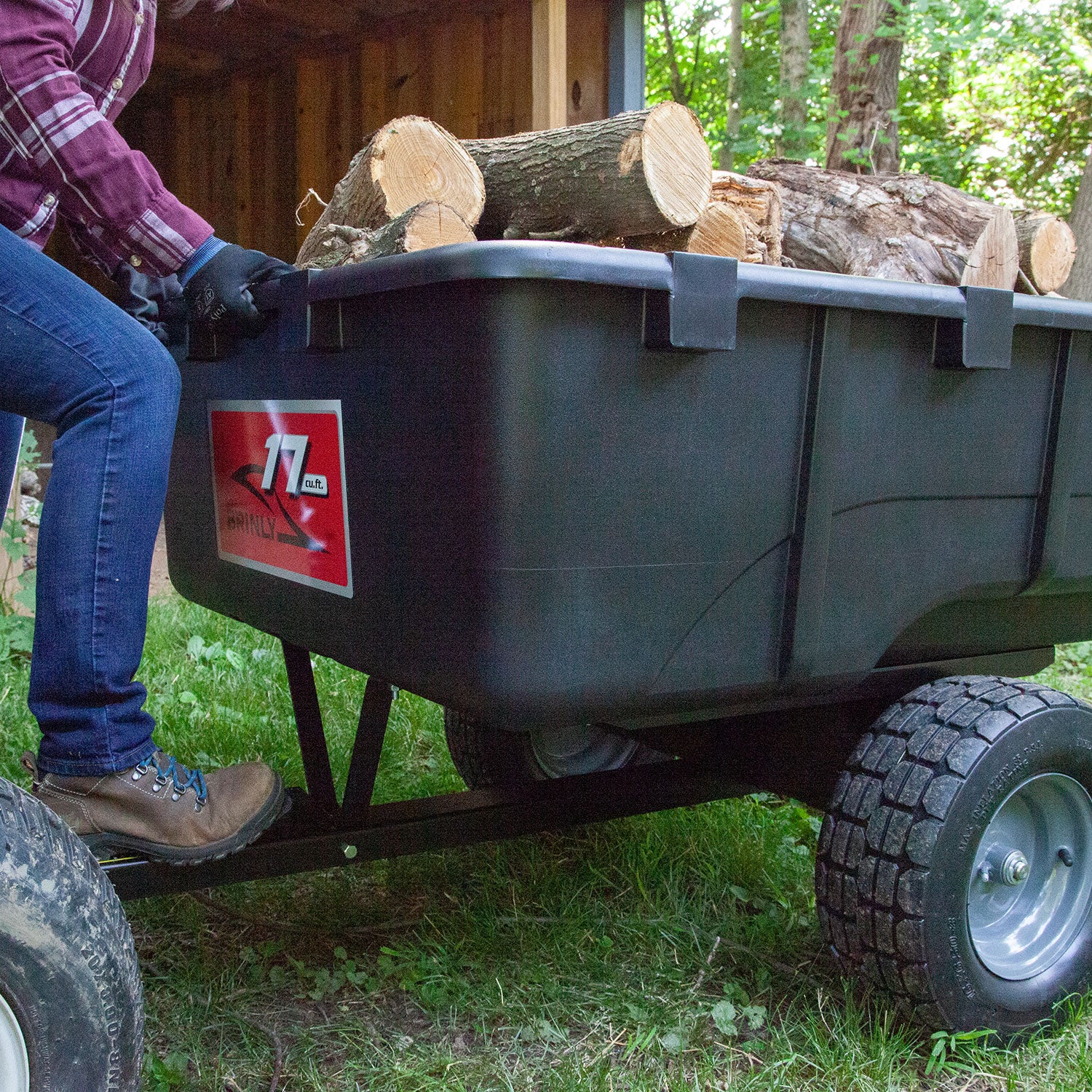 17 Cu. Ft. Poly Cart | PCT-17BH - Brinly Parts