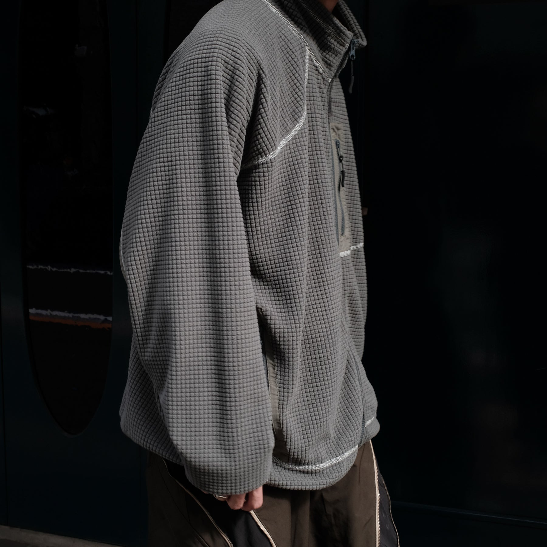 Acy / FLEECE JACKET GRAY