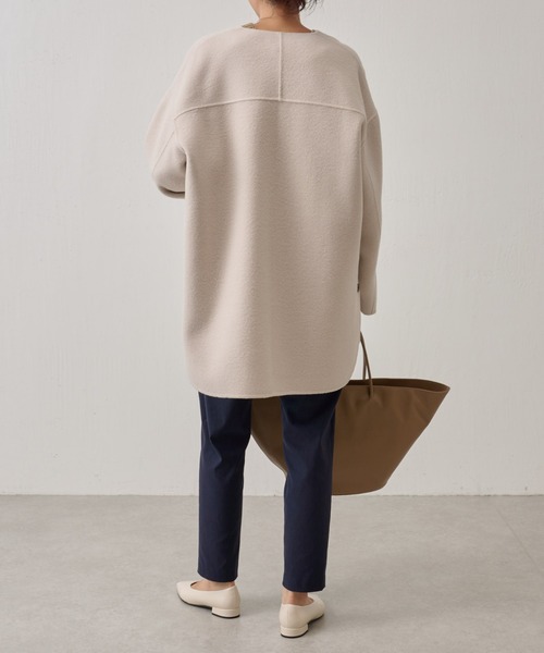 BEARDSLEY（ビアズリー）の「ショートリバーコート（ノーカラーコート