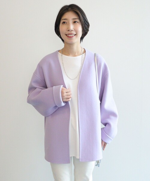 23区（ニジュウサンク）の「MANTECOリバー ショート コート（ノー