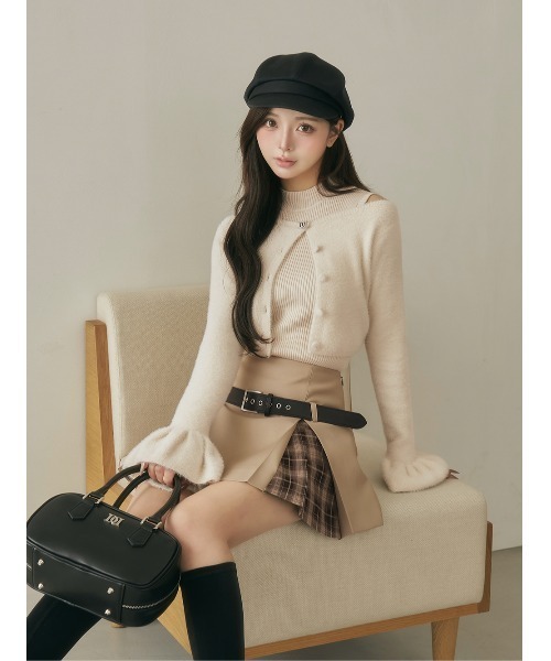 アンサンブルシャギーニットトップス（ニット/セーター）｜Darich