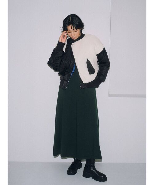 UN3D.（アンスリード）の「ボアドッキングブルゾン（ブルゾン）」 - WEAR