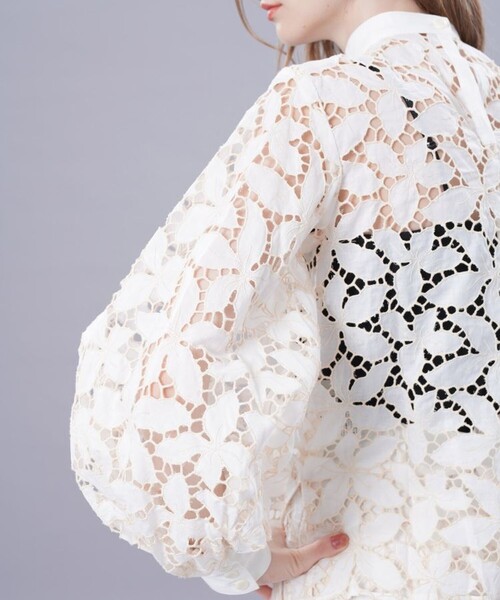 FUMIE=TANAKA/フミエタナカ】レースアームギャザープルオーバー
