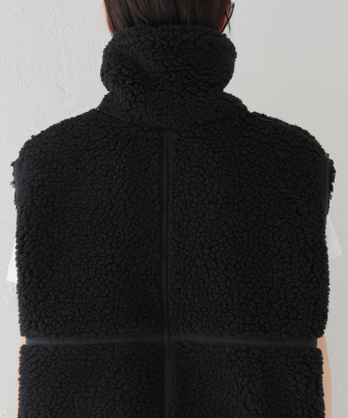 セール】【KURO/クロ】ボア B3 ベスト（ブルゾン）｜KURO（クロ）の