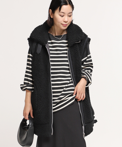 セール】【KURO/クロ】ボア B3 ベスト（ブルゾン）｜KURO（クロ）の