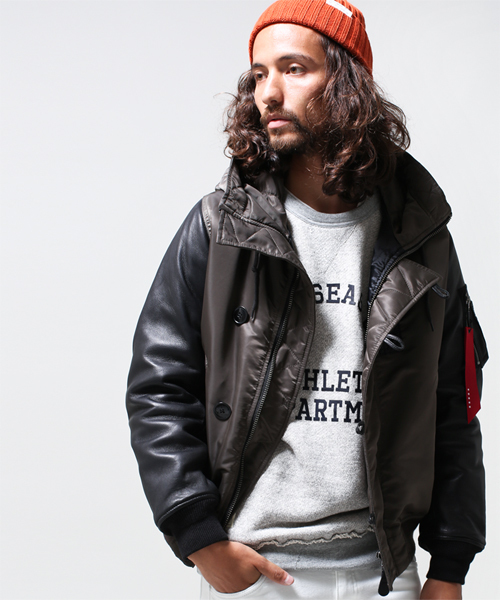 NANO universe（ナノユニバース）の「ALPHA INDUSTRIES/ 別注 アーム