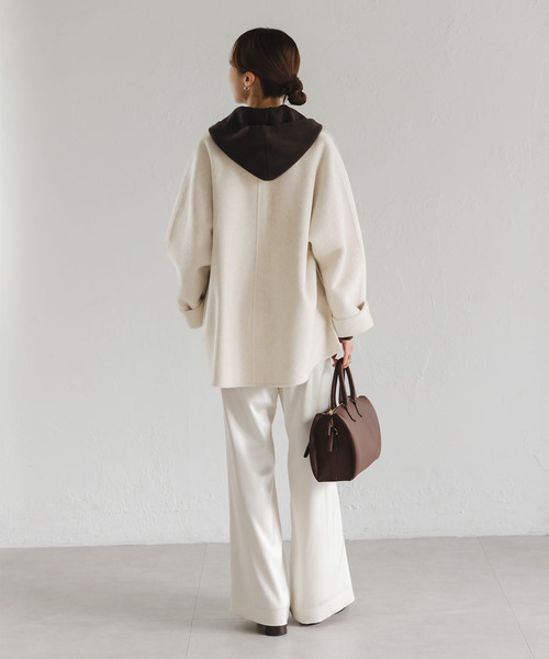 セール】《追加》キャメルミックスリバージップコート（その他アウター