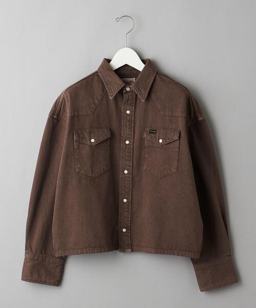 Wrangler（ラングラー）の「【別注】＜Wrangler＞ブラウン デニム