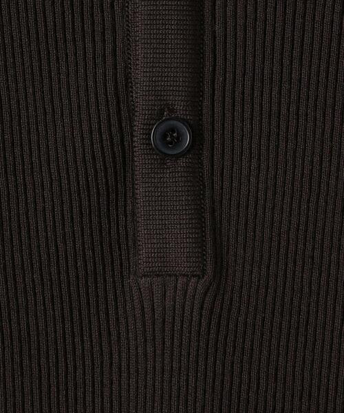 AURALEE（オーラリー）の「＜AURALEE＞コットンリブニットポロ プル