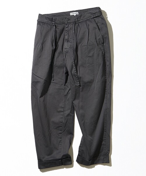 CAHLUMN/カウラム Extra Long Staple Organic Cotton 2 Tuck Chino