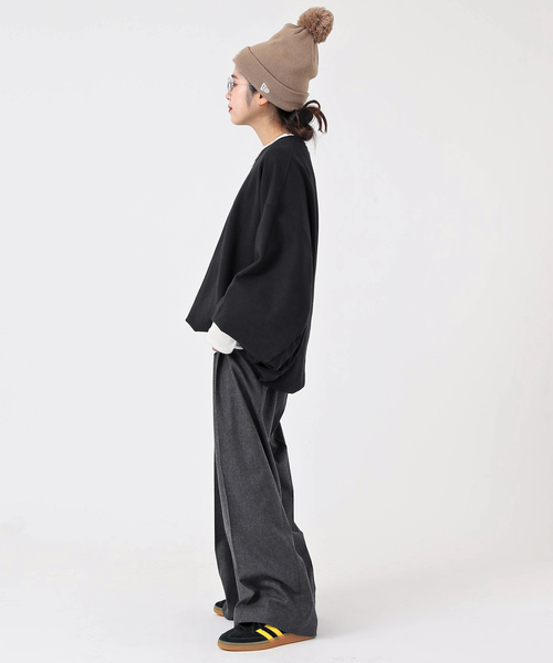 PRE_/プレ】ビッグスリーブスウェットプルオーバー（スウェット