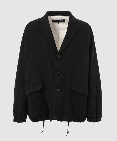 ウールサージ 製品縮絨 ジャケット（テーラードジャケット）｜COMME