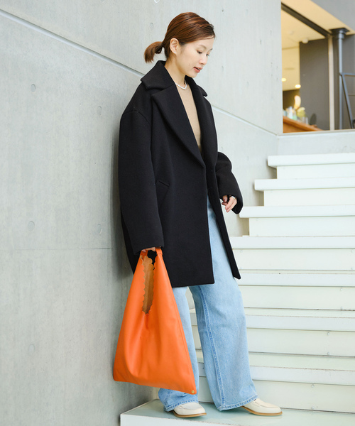 IENA（イエナ）の「super140 ウールコクーンショートコート