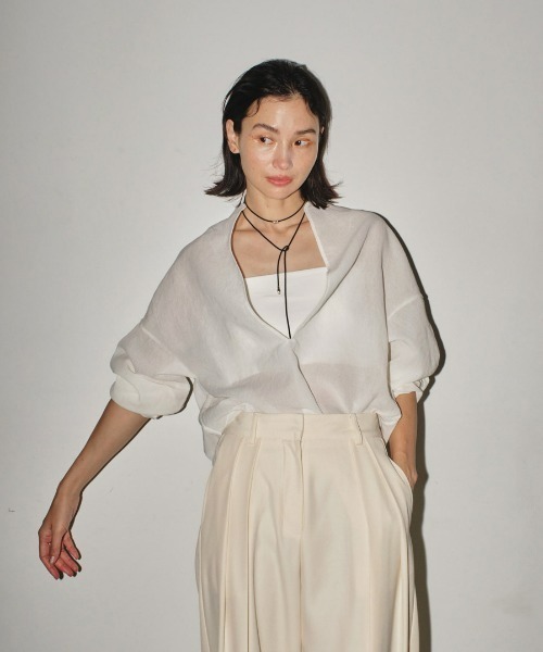 TODAYFUL（トゥデイフル）の「スラブスリットシャツ（シャツ/ブラウス