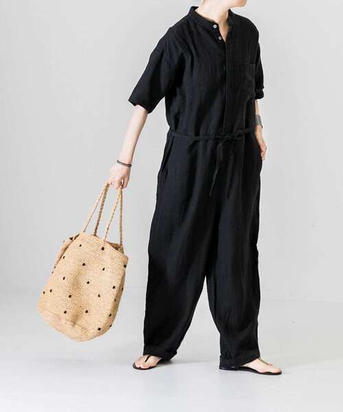 かぐれ（カグレ）の「リネンジャンプスーツ（サロペット
