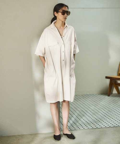 IENA（イエナ）の「Utile シャンブレージャンプスーツ◇（つなぎ