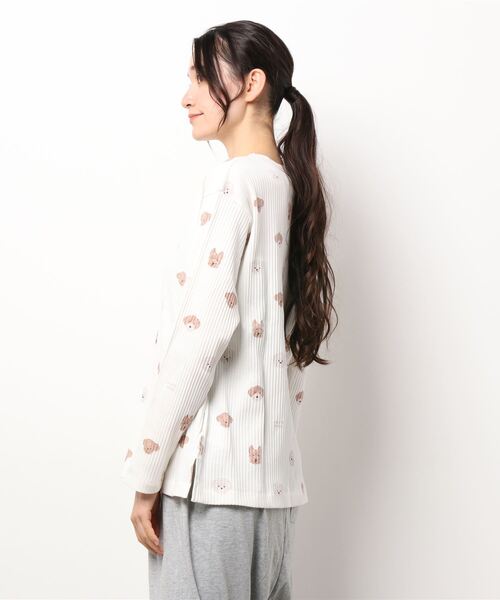 gelato pique（ジェラートピケ）の「メレンゲドッグ柄プルオーバー