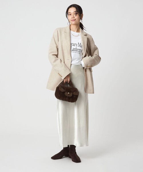 セール】［size SHORTあり］ウーリー テーラード ジャケット