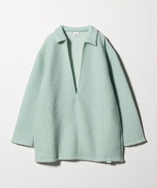 6（ロク）の「＜6(ROKU)＞シャギー スキッパー プルオーバー（その他