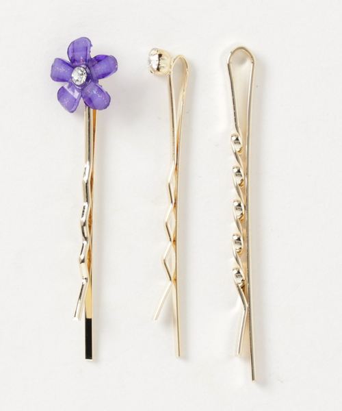 カヤ】花露ヘアピン3本セット（ヘアピン）｜カヤ（カヤ）の