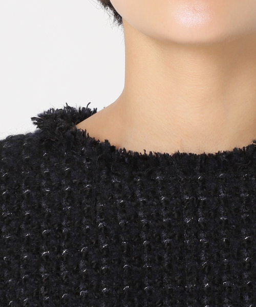 IENA（イエナ）の「＆NAVY ツイードワンピース（ワンピース）」 - WEAR