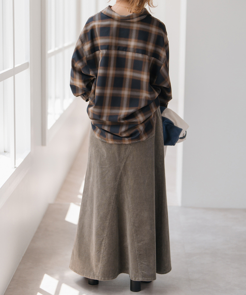 セール】ストレッチコーデュロイスカート（スカート）｜Spick & Span