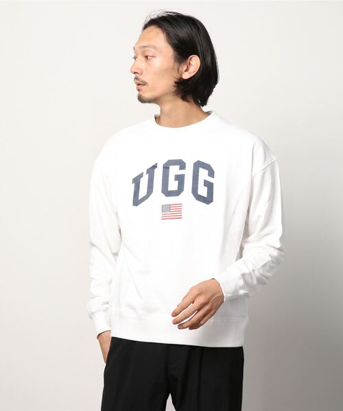 UGG（アグ）の「UGG@mos US 刺繍ロゴ クルーネック スウェット