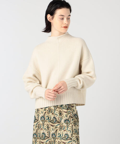 MACPHEE（マカフィー）の「ラムカシミヤ ビルドネックプルオーバー