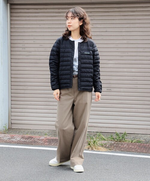 セール】【別注】mont-bell / スぺリオダウン ラウンドネック