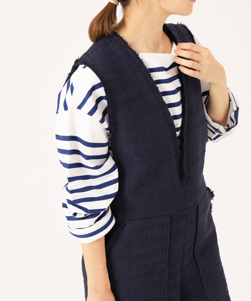 IENA（イエナ）の「ツイードオールインワン（サロペット