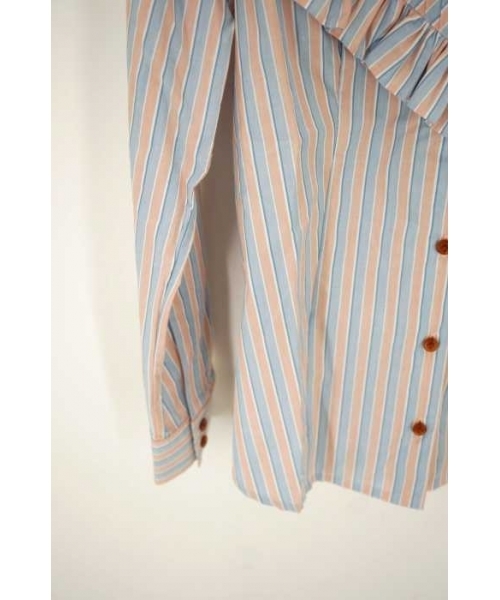 ブランド古着】ブロードハートフリルブラウス シャツ（シャツ/ブラウス