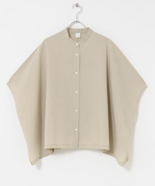 かぐれ（カグレ）の「コットンスクエアポンチョシャツ（シャツ