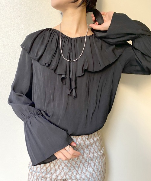 SHENERY（シーナリー）の「2WAYフリルカラーブラウス（シャツ/ブラウス