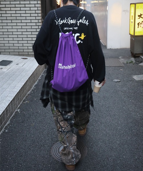 セール】【INHABITANT】ワンポイント ブランドロゴプリント ベーシック