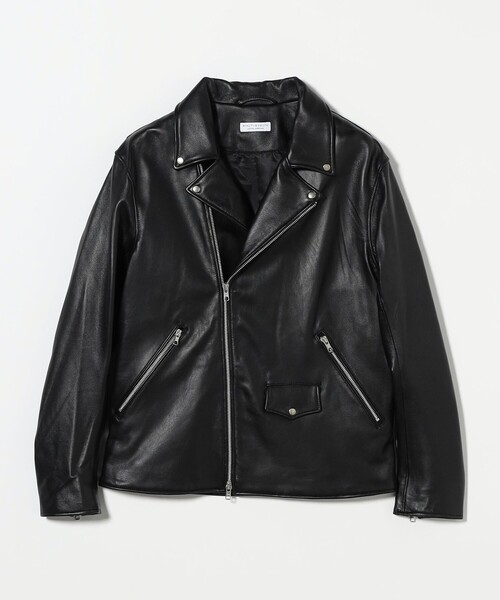 WEB限定 WARDROBE SMART】 シープ ダブル ライダースジャケット