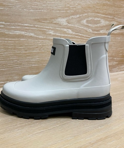 厚底 防水 ソフトレイン2 ラバーブーツ / チェルシーブーツ（レイン