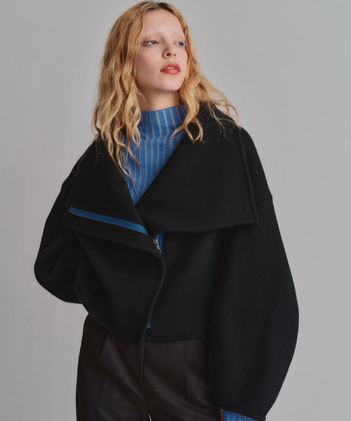 led.tokyo（レッドトウキョウ）の「【led.tokyo】HIGH NECK WOOL SHORT