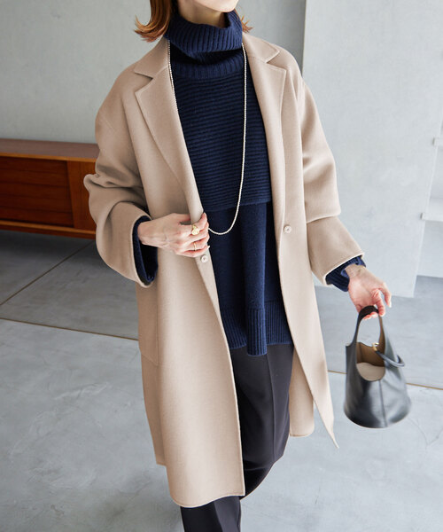 SLOBE IENA（スローブイエナ）の「HAMILTONダブルフェイスウールロング