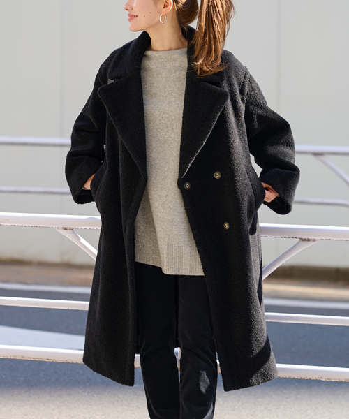 FRAMeWORK（フレームワーク）の「WOOLブレンドボアコート（ブルゾン