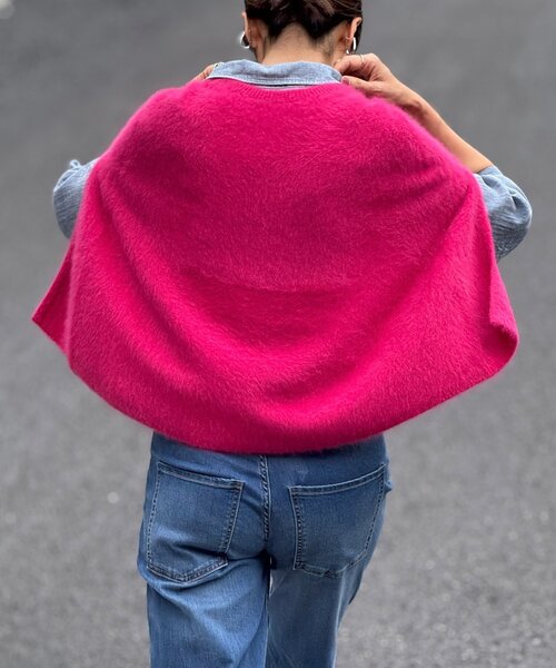 ファーニットポンチョ（ニット/セーター）｜BEARDSLEY（ビアズリー）の