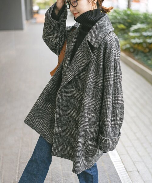 Spick & Span（スピックアンドスパン）の「Wスライバーチェックハーフ