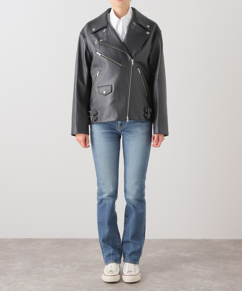 Spick & Span（スピックアンドスパン）の「レザーライダースジャケット