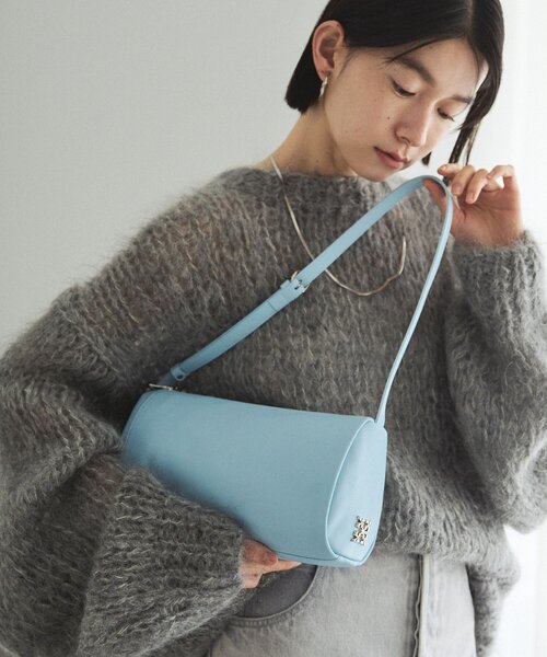 ソフトレザーロールショルダーバッグ（ショルダーバッグ）｜russet