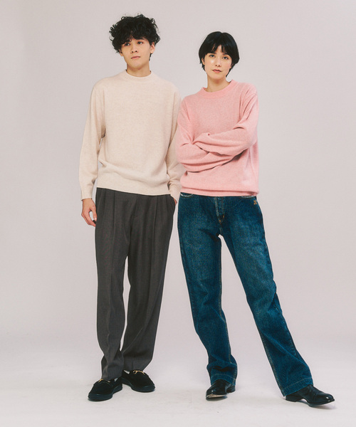 セール】カシミヤブレンド モックネックニット（ニット/セーター