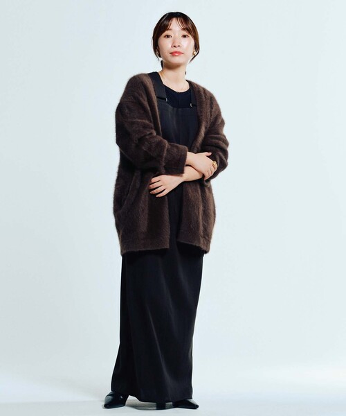 IENA（イエナ）の「フォックスカシミヤ Vネックカーディガン