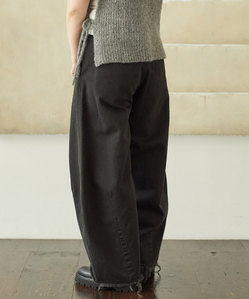 plage（プラージュ）の「《WEB限定追加》balloon tapeared パンツ