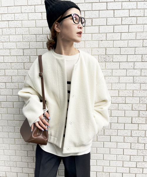 Spick & Span（スピックアンドスパン）の「パイルジャージーブルゾン