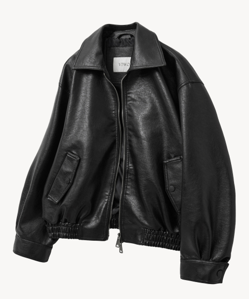 セール】8272 ウォッシュドレザーシングルジャケット (ブラック